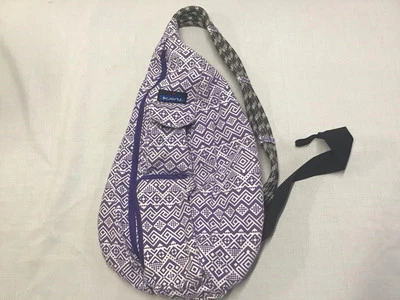 KAVU Rope Sling Backpack Bag Crossbody Purple Womens - Image 1 of 4