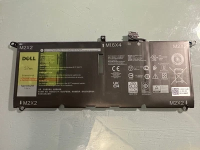 Genuine Dell XPS 7390 9370 9380 and Inspiron 7391 52Wh Battery 0G8VCF DXGH8 - Image 1 of 4
