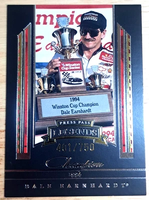 Dale Earnhardt /750 💥 - 2005 Press Pass Legends - Gold - NASCAR - Image 1 of 3