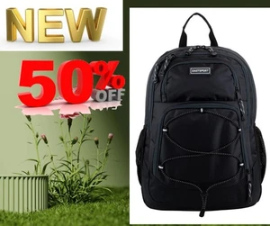 Mochila deportiva Eastsport Surge negra aumenta el espacio de almacenamiento bolsas deportivas de fitness. - Imagen 1 de 14