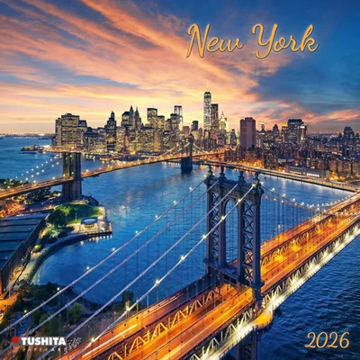 TUSHITA PAPERART GMBH New York 2026 | Kalender 2026 | Kalender | Wonderful World | 28 S. | Englisch
