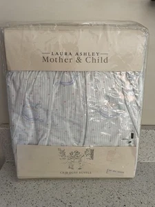 Laura Ashley Crib Dust Ruffle 100% Cotton Brand New Sealed - Picture 1 of 6
