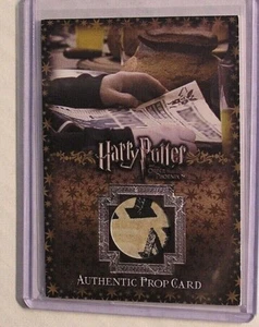 Harry Potter-OOTP-Screen Used-Movie-Relic-Cinema-LE-Prop Card-The Daily Prophet - Picture 1 of 5