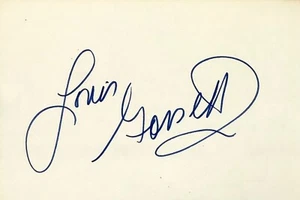 LOU GOSSETT JR. Autografo firmato 4x6 CARTOLINA INDICE Un ufficiale e un gentiluomo SADAT - Foto 1 di 6