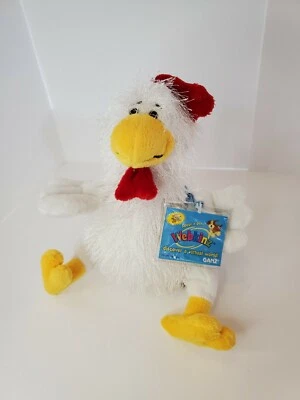 Webkinz White Chicken Hen Plush 9.5" Sealed Code HM205 Ganz cute - Image 1 of 4