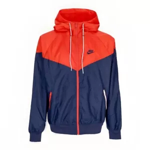 Nike Sportswear Woven Windrunner Jacket Crimson Navy DA0001-410 Men’s Size Large - Picture 1 of 24