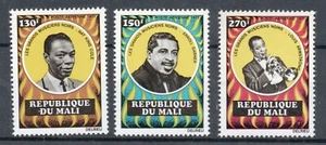 1971 - Mali - Posta Aerea, Grandi musicisti di colore 3 val. MNH** - Foto 1 di 1