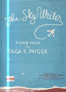 PARTITURAS DE COLECCIÓN, EL ESCRITOR DEL CIELO, PIANO SOLO, OLGA Y PRIGGE - Imagen 1 de 1