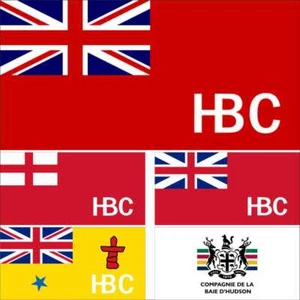 Canada HBC Flag Hudsons Bay Company 3X2FT 5X3FT 6X4FT 100D Polyester Banner - Picture 1 of 9
