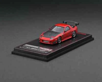 Ignition Model Mazda RX-7 (FC3S) RE Amemiya Red Die Cast 1/64 - Immagine 1 di 3