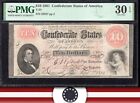 T-24 1861 $10 Confederate Currency Pmg 30 Epq Civil War Bill 32837