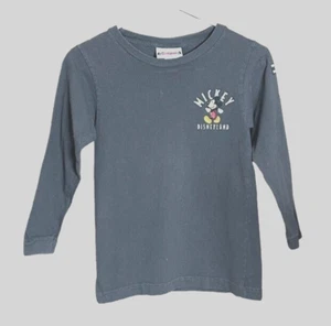 Disneyland Resort Mickey Mouse Gray Long Sleeve Shirt Size Youth M Disney DLR - Picture 1 of 6