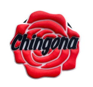 Soporte para teléfono emergente CHINGONA agarre rosa Chingona Chicana ROJO - Imagen 1 de 5