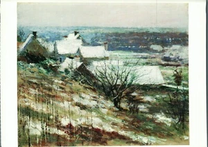 *Art/American Impressionism Postcard-"The Winter Landscape, 1899"- - Picture 1 of 2