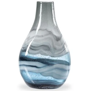Torre & Tagus Andrea Mouth Blown Glass Vase for Home Decor - 14" Tall Large B... - Picture 1 of 9