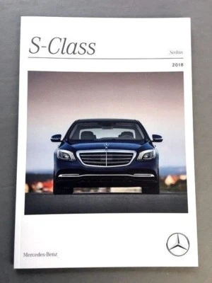 2018 Mercedes Benz S-Class S63 S65 AMG S560 S450 40-page Car Brochure Catalog - Image 1 of 4