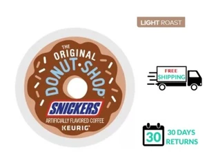 ๐โ Donut Shop Snickers Light Roast Keurig Coffee K-cups - Picture 1 of 1