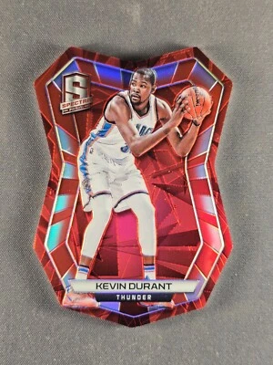 2015-16 Panini Spectra #21 Kevin Durant /25 Red Die Cut Prizm - Image 1 of 4