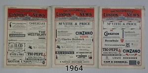⭐️ The Illustrated London News Lot of 3 Jan Apr & Sep 1964 Issues in a pouch ⭐️ - Bild 1 von 7