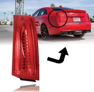 Left Rear Tail Lights Fit For 2013-2017 Cadillac ATS Sedan Lamps LH LED Red (DD) - Picture 1 of 6
