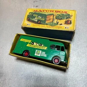 Matchbox M-6 Racing Car Transporter, Original W/Box - Picture 1 of 11