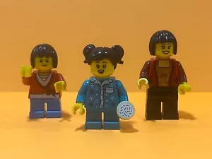 Lego - Set mit 3 festlichen Weihnachtsfiguren Mädchen, Kind, Mama - Bild 1 von 2