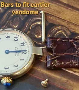 Barren passend für Cartier Vendome Barren sind vergoldet oder Stahl 14mm und 16mm Option - Bild 1 von 6