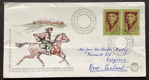 NETHERLANDS 1969 500th Birthday Anniversary of Erasmus FDC to New Zealand(K1264) - Picture 1 of 2
