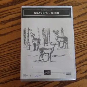 Stampin Up! Graceful Deer Stempel - gebraucht - Bild 1 von 2