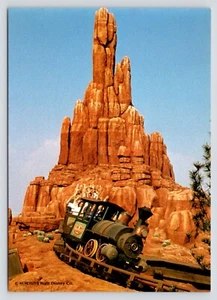Tokyo Disneyland Big Thunder Mountain Wildest Ride In Action c1986 UNP Postcard - Picture 1 of 2