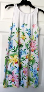 Tommy Bahama Orchid Garden Engineered High Neck Vacation Resort Spa Dress XS - Picture 1 of 3
