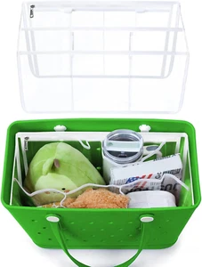 Clear Beach Bag Organizer Accessories Compatible with Bogg Bag X Large Size, Ins - Picture 1 of 12