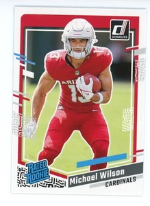 2023 Donruss MICHAEL WILSON ROOKIE ARIZONA CARDINALS - Picture 1 of 1