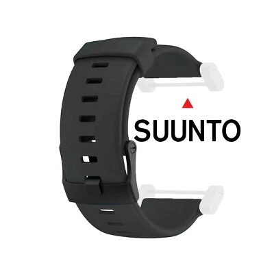 Neu 24mm SUUNTO Core Gummiband Schwarze Taucheruhr Armband PVD Schnalle U - Bild 1 von 2