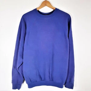 Vintage 90s Faded Tultex USA Raglan Sweatshirt 1990s Distressed Skate Grunge XL - Bild 1 von 9