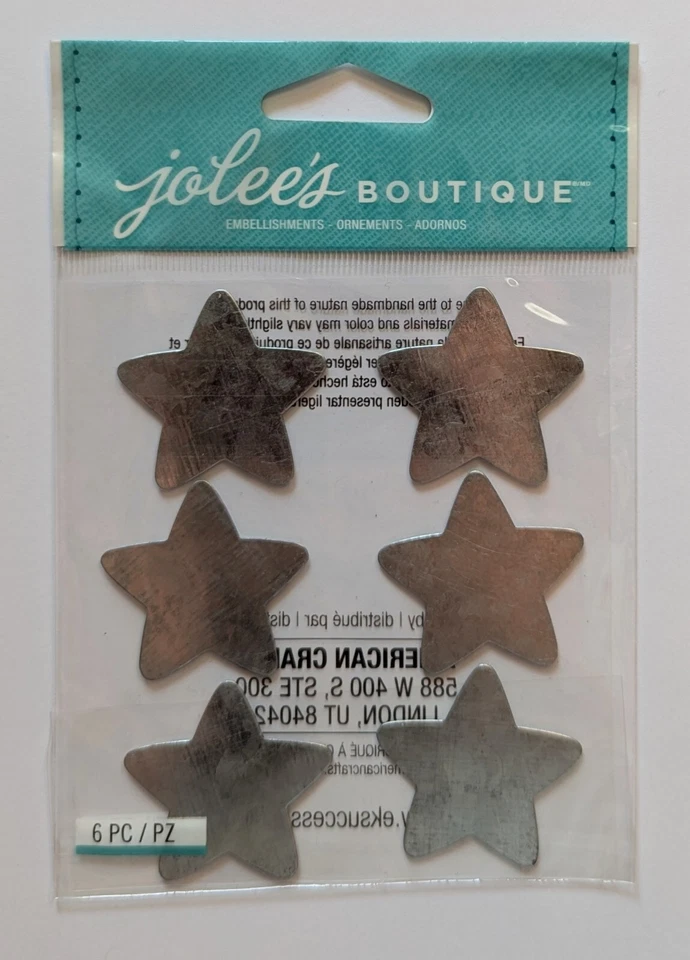 Pegatinas para álbumes de recortes Jolee's Metal Stars Foto 1 de 1