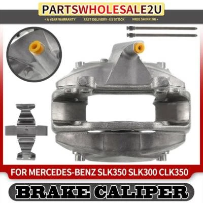 Pinza de freno delantera izquierda del lado del conductor para Mercedes Benz W203 C230 CLK350 SLK350 Foto 1 de 4