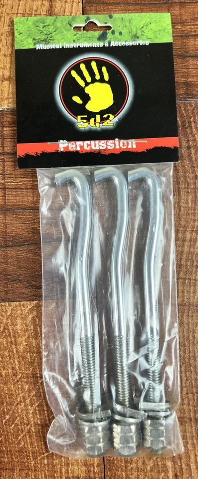 Lugs (3-Pack) For Conga/Bongo Drums. Tensores Para Congas/Bongo (5-1/2” Long)