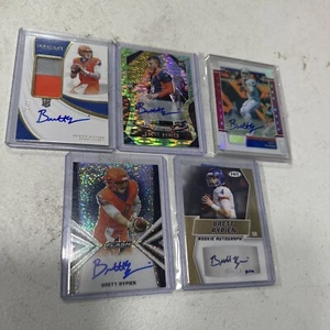 Brett Rypien Rookie auto patch lot of 5 cards (c8) - Picture 1 of 12