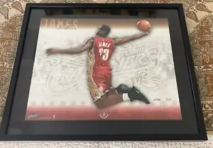 LeBron James Autographed UDA 16x20 Framed SIGNATURE SLAM /123 Upper Deck Signed - Picture 1 of 5