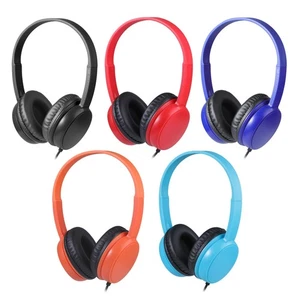 Kids Headphones 5 Pack Bulk Multi-Color for School Classroom Students Childre... - Foto 1 di 8