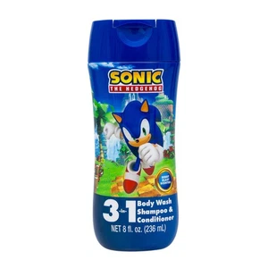 Sonic The Hedgehog 3 In 1 Body Wash Shampoo & Conditioner - 8oz - Berry Blast - Picture 1 of 2