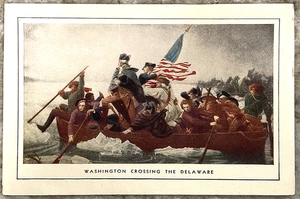 Washington Crossing the Delaware Revolutionary War Patriotic Art Note Card B963 - Picture 1 of 4