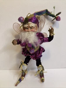 Mark Roberts Winged Purple Sugar Plum Elf Fairy 10” Figurine Decoration Ornament - Picture 1 of 3