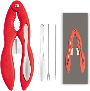 Crab Crackers and Tools Multifunctional Crab Leg Crackers Efficient Lobster Crac - Picture 1 of 12