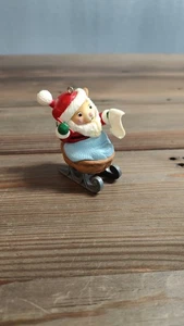 1983 Avon Vintage Christmas - Melvin P Merry Mouse On Walnut Sleigh - Bild 1 von 11
