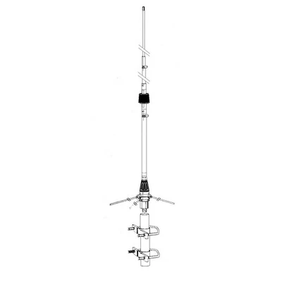 UHF Aluminum Base Antenna Tunable Adjustable 5dBd Gain SO239 Mounting TRAM 1450 - Image 1 of 4