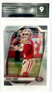 2024 Brock Purdy Silver Prizm #249 AGI 9 Mint  Look! - Picture 1 of 2