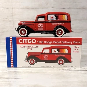 Liberty Classics Citco 1936 Dodge Panel Delivery Car Coin Bank With Key 1995 - Picture 1 of 13