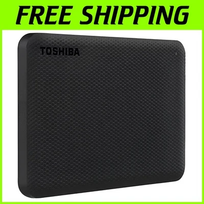 Canvio Advance 1TB Portable Hard Drive - Black - Image 1 of 4